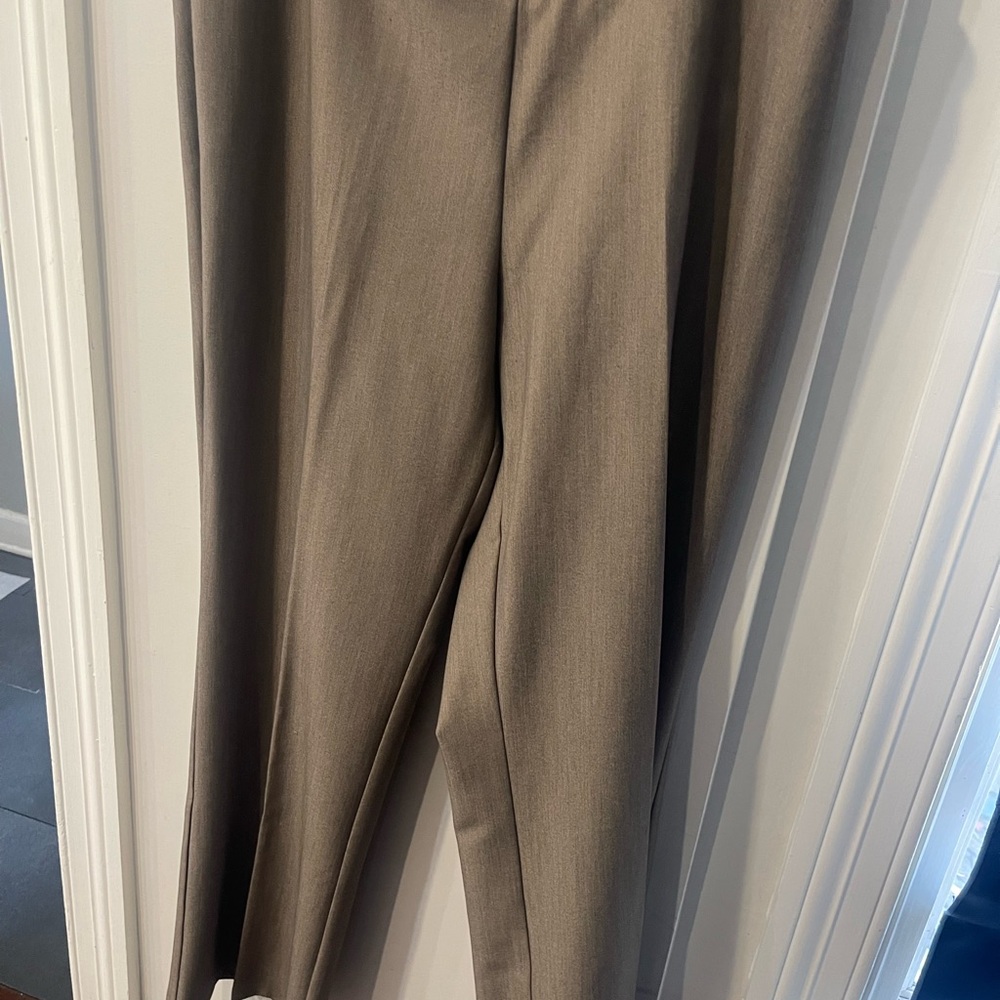 dressbarn women’s Elegant Brown Dress Pants size 14. SKU 2748 j